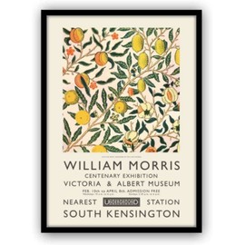 william morris 12 (A4 size (with black frame))