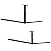 MyGift Set of 2 Garage Ceiling Mounted Industrial Metal SUP