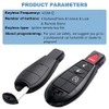ECCPP Key Fob Keyless Entry Remote Key Fob ignition key