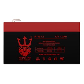 Neptune 12V 1.3Ah NT-1213 Rechargeable SLA Sealed Lead Acid Battery