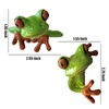 Cute Resin Frog Decor Set, 2 Pcs, Fun Gift Idea