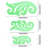 6 Pieces Plastic French Curve Ruler Multi-Function Comic Template Tool