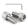 Dayalo Pack of 50 M2 x 10 Screws Cylindrical Head