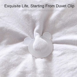 4 unids Alfileres de clip para edredón Ropa de Cama Pines Edredones Sujetadores de Dormitorio Edredones de Fijación Titular Pinza