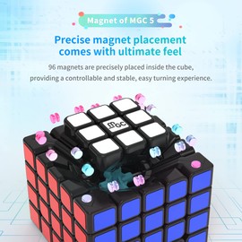 HELLOCUBE YJ MGC 5x5 Magnetic Stickerless Speed Cube 5X5X5 Cube