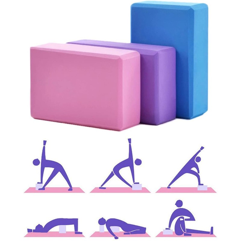 5pcs/set Fitness Yoga Ball Yoga Blocks Stretching Strap Resistance Loop
