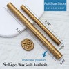 Glue Gun Wax Seal Sticks Antique Gold, Andotopee 10pcs Metallic