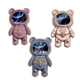 3Pcs Bracket Cute Cartoon Desktop Foldable Stand Accessories 3D Anime Astronaut Phone Holder Stand Holder