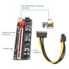 PCIE Riser Card 8 Firm Capacitors Strong Anti Interference GPU