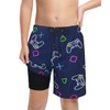 LUCOWEE Boys Swimsuit Trunks Boxer Brief Lined Chafe-Free Swimming Shorts