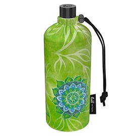 Emil Trinkflasche aus Glas für Mädchen & Jungen isolierte Glasflasche für Schule, Freizeit, Sport: Kinder & Eltern Spirit 0,6l