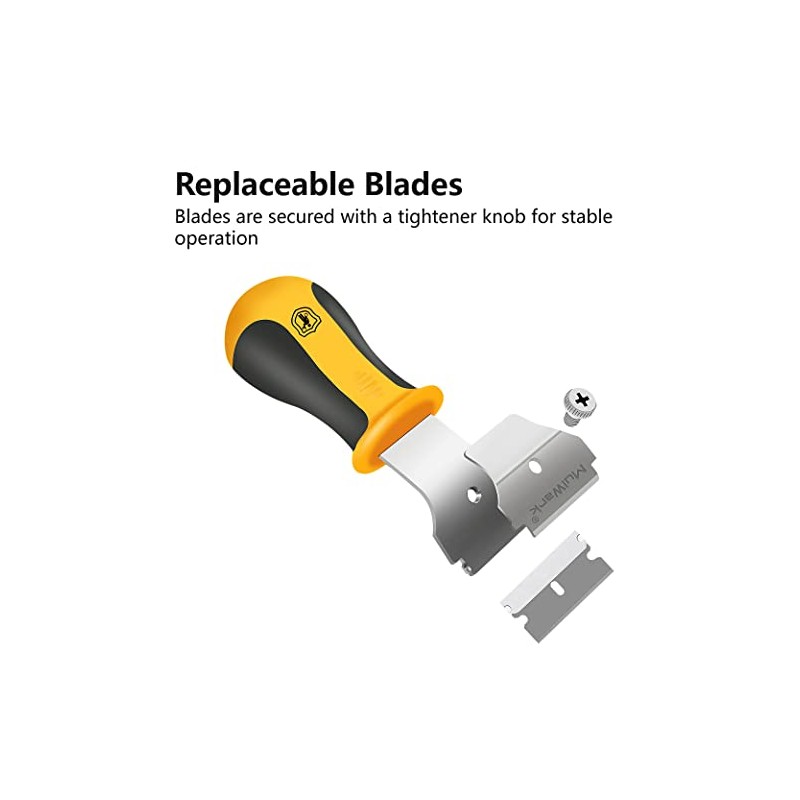 MulWark Razor Blade Scraper | 2 Handles Razor Scraper Set