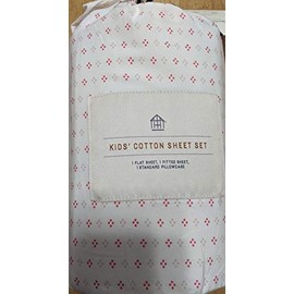 Hearth & Hand with Magnolia Pink Diamond Dot Sheet Set Twin/Twin XL