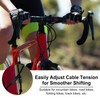 sourcing map 4pcs Bike Inline Cable Adjuster Aluminum Alloy Brake