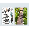 Temporary Feather Tattoo Dream Catcher Tattoo Fake Tattoo Total 22