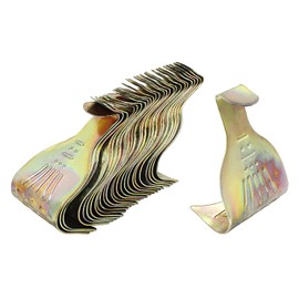 Zorveiio 30Pcs Metal Picture Rail Hooks,1.34''x0.91'' Molding Hanging Hooks for Picture Frame,S-Shape Crown Moulding Hanger for Gallery Exhibition