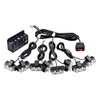 Amber/White Kit (4X) 6-LED Surface Mount Emergency Strobe Flash Warning