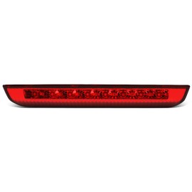 DNA MOTORING 3BL-NROG17-LED-RD Red Lens LED High Mount 3rd Third Brake Light [Compatible with 14-19 Nissan Rogue]
