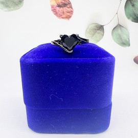 Apocalyptic-K ® Cubic Zirconia Ring for Women, Skull Ring, Inlaid with Cubic Zirconia, Jewellery Gift, with Beautiful Gift Box, Crystal Titanium steel Zirconia Crystal, Cubic Zirconia