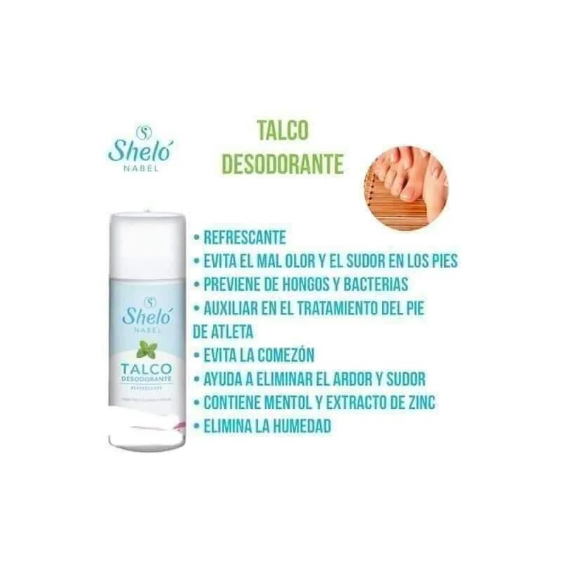 2 Talco + Crema Desodorante Pies Frescos & Sin Olor
