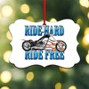 CafePress Vector Bike Scroll Holiday Ornament 4" x 2.75"