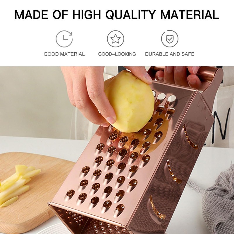DOITOOL Multi Purpose 4-Sided Stainless Steel Vegetable Slicer Wire Cutter
