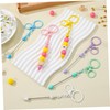 TEHAUX 12 Pcs Beadable Keychain Making Keychains with Bars for