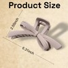 4 Pack Bow Claw Hair Clips, Large Non-Slip Clips for