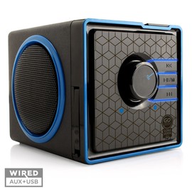 GOgroove SonaVERSE BX Portable Speaker with USB Drive MP3 Playback & 3.5mm AUX