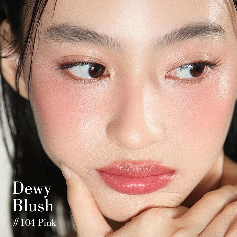 KYDA Pink Blush Stick, Dewy Glow Face Blusher, Radiance Balm