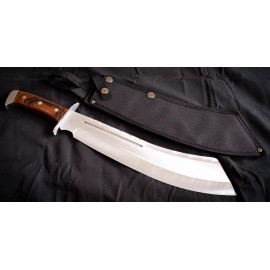 Tattva Tactical 19" Machete Cleaver Full Tang Nyloth Sheath W/ Shoulder Strap 13" Blade Tactical