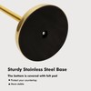 Fatizon Paper Towel Holder Stand, Gold Paper Towel Holder Countertop,