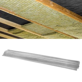 80 PCS Insulation Support Wire 16 Inch 1095 High Carbon Steel Metal Wire 2mm Sturdy Metal Insulated Supports Rods for Attic Flooring Ceiling and Wall Insulation