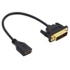 CY Cable DVI 24+1 macho a mini HDMI 1.4 tipo