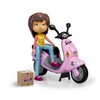 Mymy City 700016234 Mini Doll with Bike, Beige