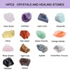 Anreign Kit de cristales curativos naturales y cristales curativos para