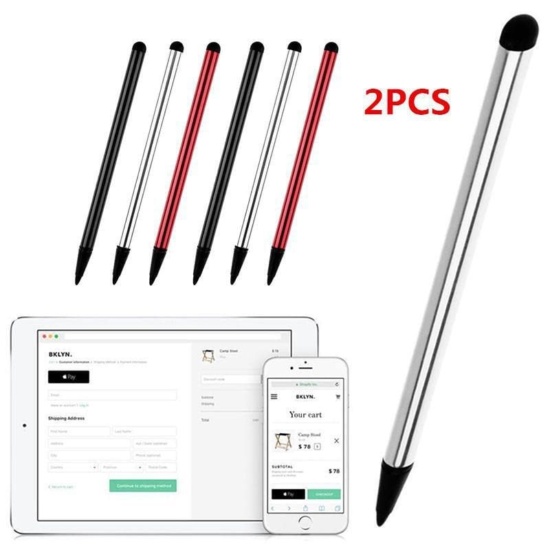 Capacitive Pen Aluminum Alloy Stylus Pen Anti-skidding Touch Screen Pens,