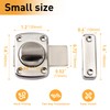 Alise Gate Latch Slide Bolt Latches Lock,Safety Double Sided Rotate