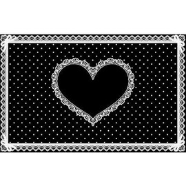 シリコンネイルマット ブラック×白 710×450mm