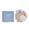 Bluemega Maquillaje en Polvo Compactos Faciales,Pure