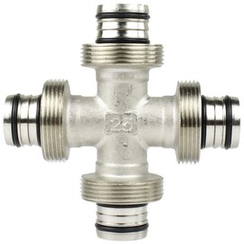 Maxline Multi Directional 3/4" Cross Fitting Tubing Compressed Air Piping M8042 Splitter