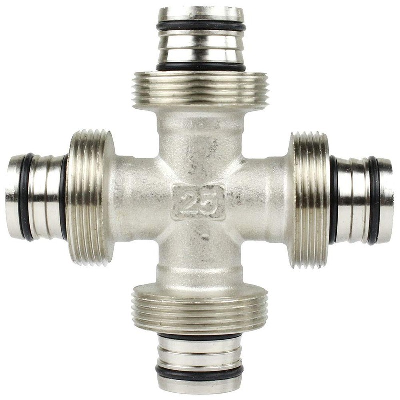 Maxline Multi Directional 3/4" Cross Fitting Tubing Compressed Air Piping