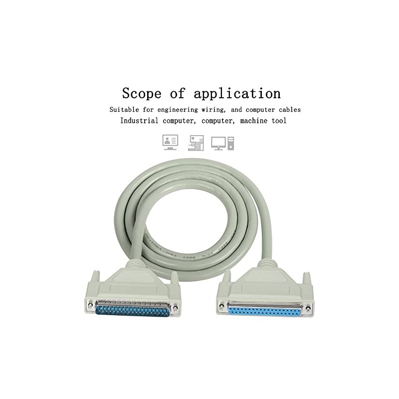 MEIRIYFA DB37 - Cable de extensión de 37 pines, serie