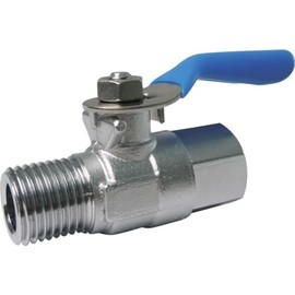 TRUSCO MFT22 Mini Ball Valve, External x Internal Thread Type, R1/4 x Rc1/4