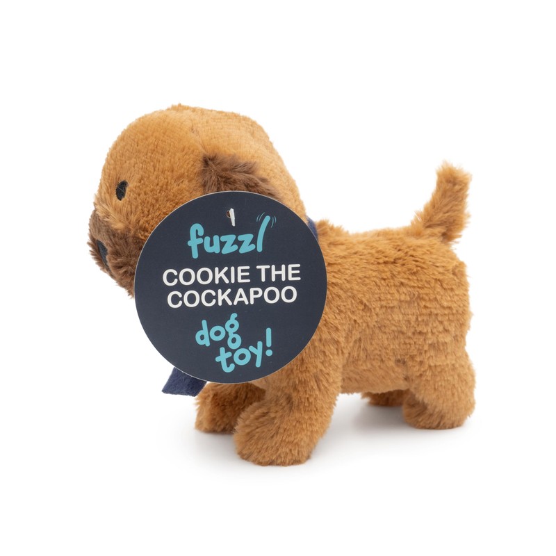 Fuzzl Cookie the Cockapoo Plush Dog Toy and Puppy Toys