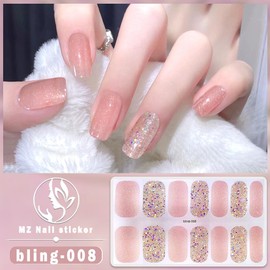 Gel Nail Seals, Sequin Series, For Hands, Includes Manicure Film, Just Stick, Nail Design, Nail Art, Nail Wrap, Nail Jewelry, Popular, Odor, Cute, Ladies, Beginners