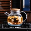 PARACITY Glass Teapot Stovetop 20 OZ/600ml, Borosilicate Clear Tea Kettle
