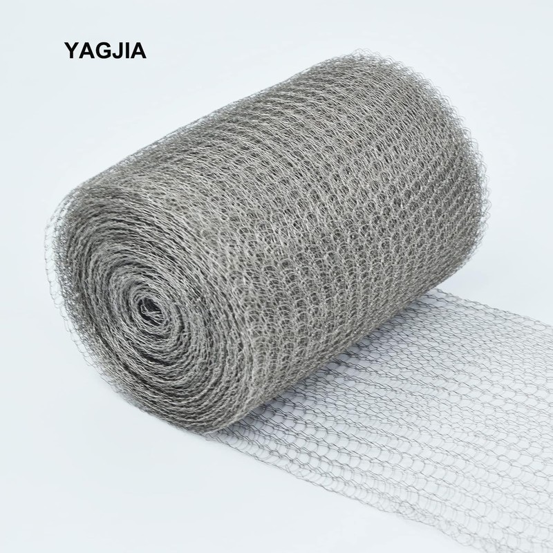 YAGJIA Wire Mesh for Mice Control, 5" x 33FT Stainless