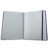 Deep Purple Hardcover Ruled Journal with Elastic Tie - 6.4