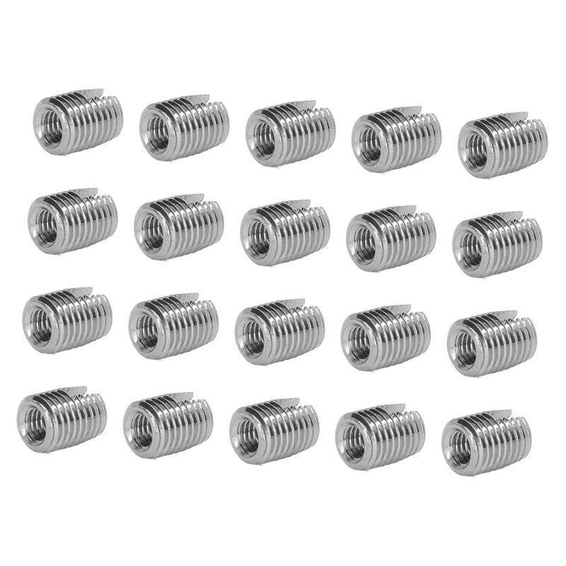 20PCS Self Tapping Insert Stainless Steel Slotted Wire Thread Repair
